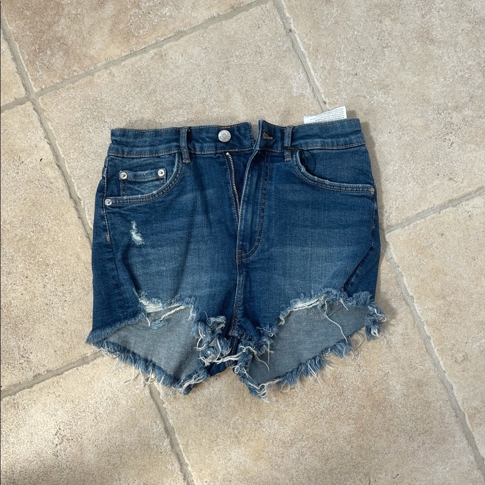 Zara denim shorts
